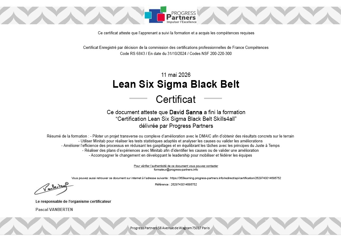 Lean Six Sigma Black Belt